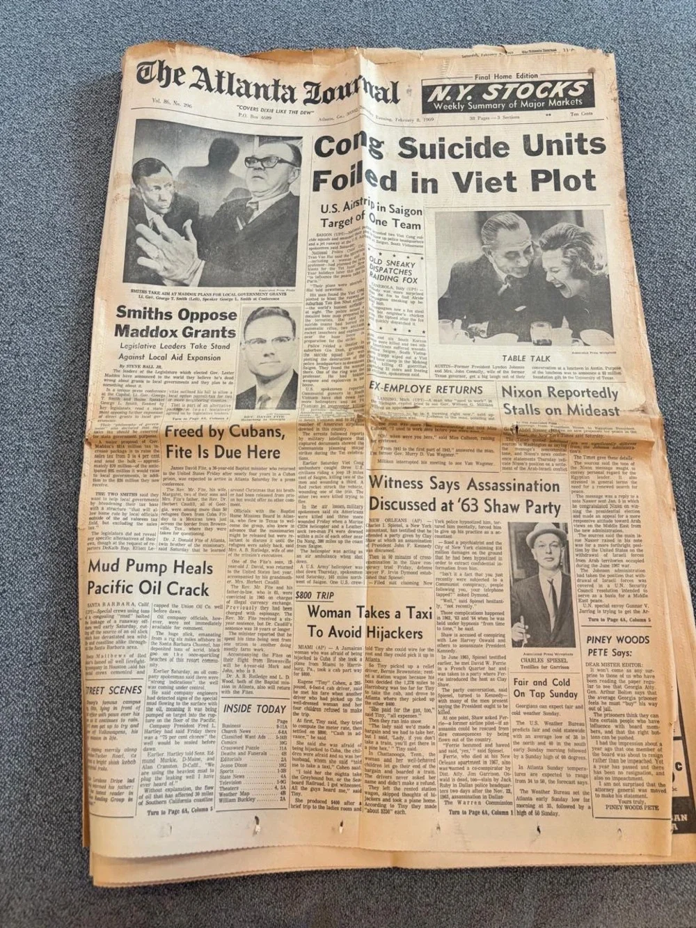 Vintage Original Historic Newspapers - 1960s-1980s Headlines - Elvis, Princes s